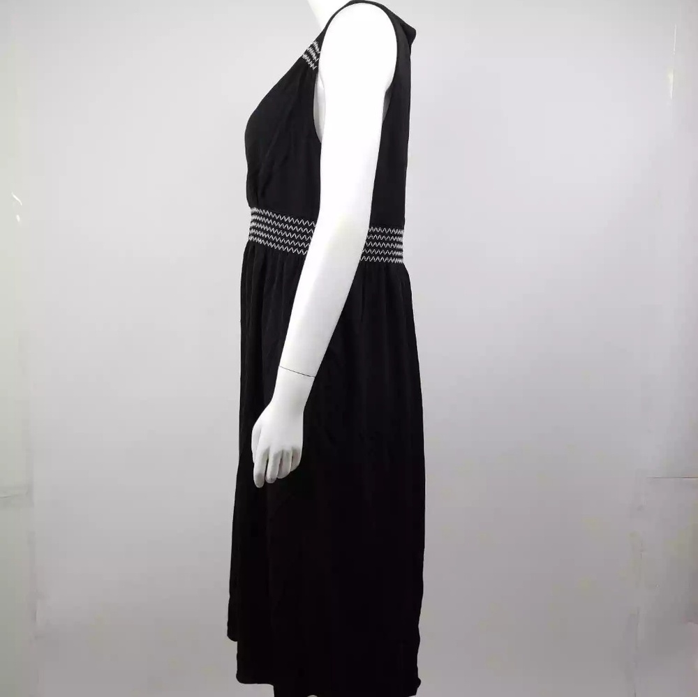 Ann Taylor Loft Black Dress Size 14 - Picture 2 of 6